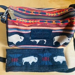 Pendleton purse and headband